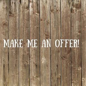 All reasonable offers accepted!